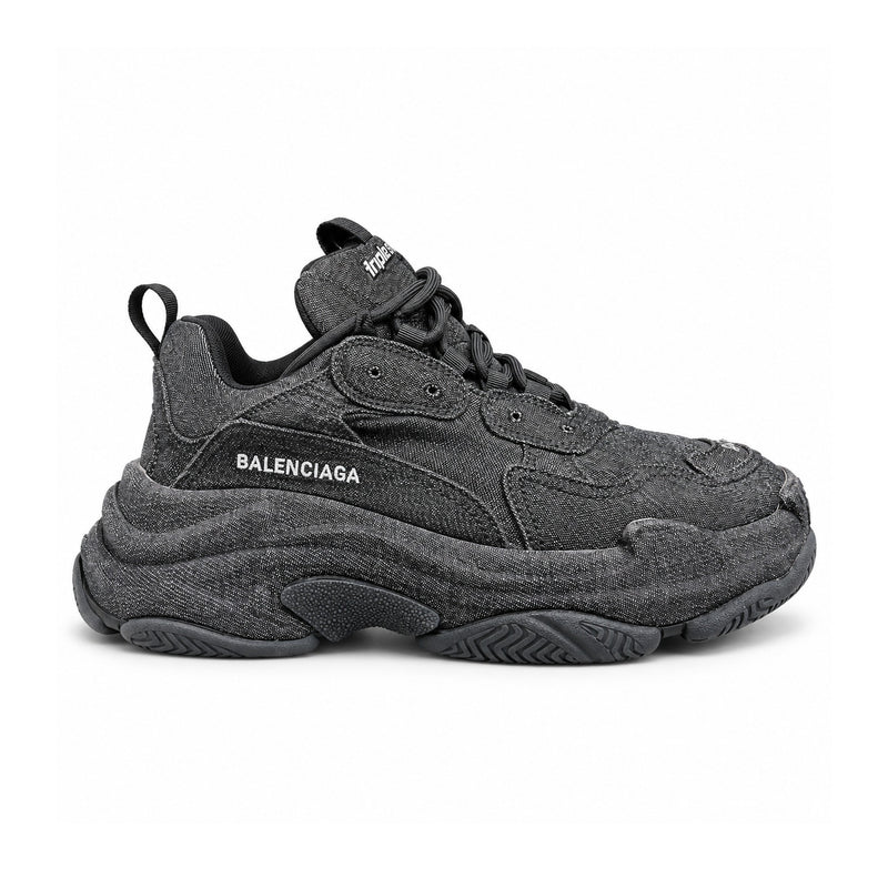 Balenciaga Triple S "Black Denim" – side view