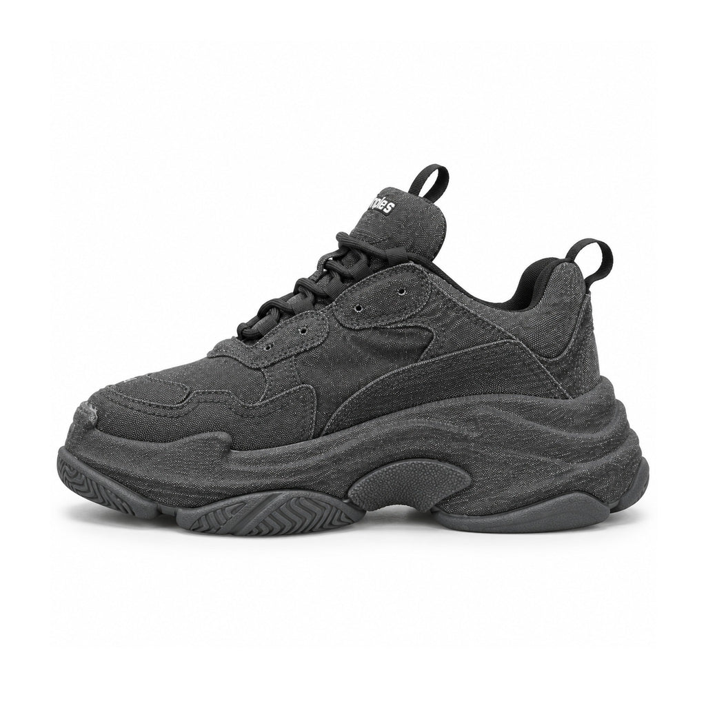 Balenciaga Triple S "Black Denim" – inner side view