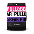Pull&Bear Trunks 3-Pack "Pink/White/Purple" – front view